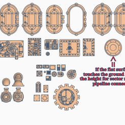 Overview.PNG Free STL file Bitz for Scifi Buildings 4・3D printable design to download