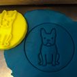 7.jpg Cookie stamp + cutter -  Boston Terrier 1