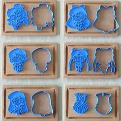 todas.jpg 3D file cookie cutters cookie cutters sailor moon pack chibi・3D printable model to download
