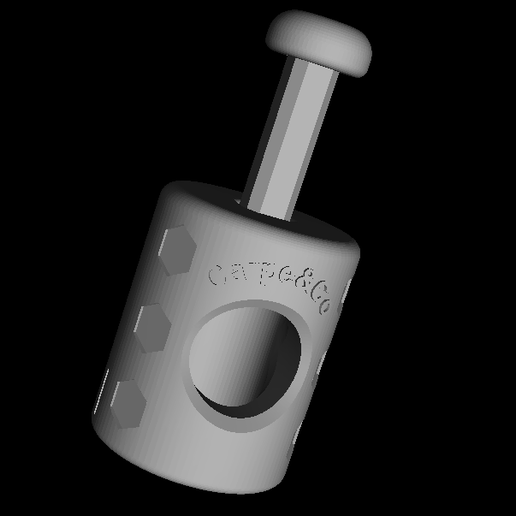 Compact boilie cutter for carp baiting V2