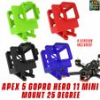 Apex-Gopro-Hero-11-Mini-25-Degree-1.jpg Apex 5 Inch / Apex HD Gopro Hero 11 Mini Mount 25 Degree