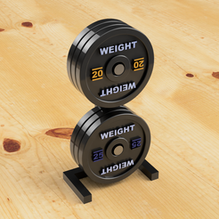 4e989763-3916-4815-8163-c950b521c56b.png STL file Olympic Gym Plates Coaster Set!・3D printing model to download