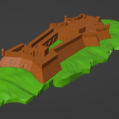 CASTILLO-DE-SAN-ANTON.png STL file CASTLE OF SAN ANTON, LA CORUÑA・Template to download and 3D print