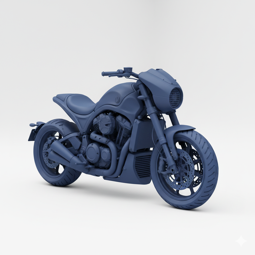 Arch Method 143 1:12 motorcycle, track bike STL, V-twin motorcycle STL, easy to print motorcycle, sci fi motorcycle STL, 1:10 motorcycle, cartoon motorcycle STL, motocross bike STL, snap fit motorcycle STL, inline 4 motorcycle STL, custom bike STL, choppe