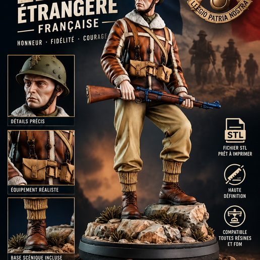 Soldat de la Légion étrangère française