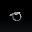 w89e7rfewrf5s4g4dsr6g8drf.jpg Snake Ring v3 Hollowed 3D print model