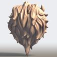 Lion-Head0004.jpg Löwenkopf 3D-Druckbares Modell