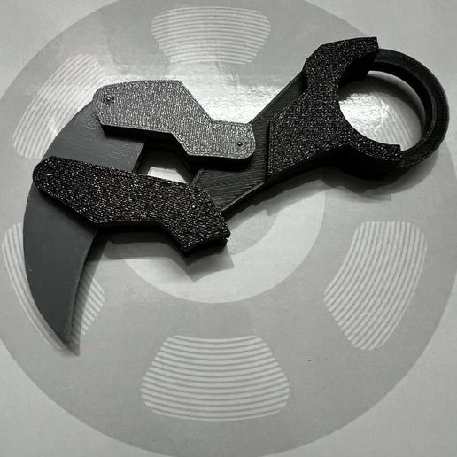 🔪 Folding Karambit・ STL File for ・Cults