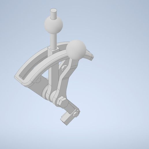 1/35 BMW R75 gear shift levers 3D model