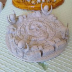 Socle Necropolis 130mm (pré-supporté)