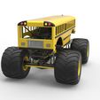 3.jpg Diecast School bus Monster truck Scale 1:25