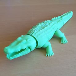 Складной крокодил