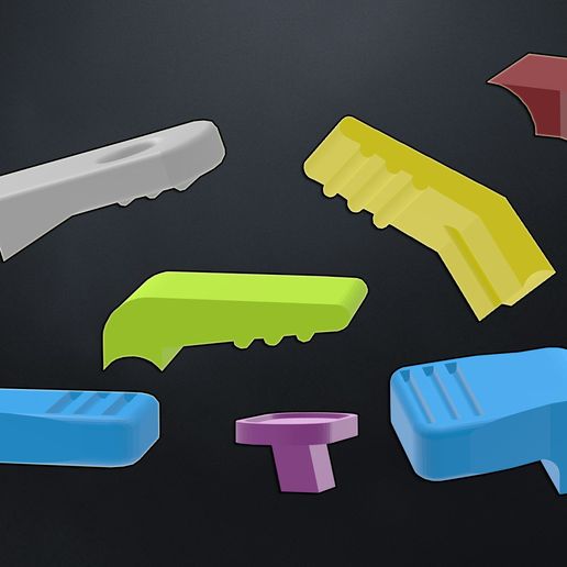 HANDLES FOR 3D PRINTED DENTAL IMPRESSION TRAYS - 3D model önizlemesi