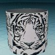 tiger-happy-chinese-new-year-cylinder-1.jpg Tiger face stencil with Happy Chinese New Year around opposite side with chinese symbols lithophane cylinder
