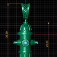 dimension-1.png Ruby Fire Hydrant Pendant – 3D Printable Jewelry Model