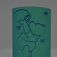 image_2022-09-06_113431944.png winnie the poo and tigger lithophane- Round - tile set -12- tiles