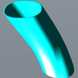 CyanVase.PNG Twisted Vases