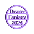 Disney Fantasy 2024 Token.stl Disney Cruise Line Tokens / Coins