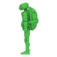 Side.jpg Tmnt Mutant Mayhen Mike - ARTICULATED POSEABLE ACTION FIGURE 100mm