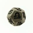 white-10.jpg Zodiac Dice / Dodecahedron