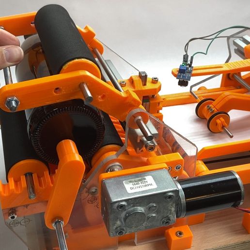 3.jpg Aplicador de rótulos de garrafas DIY para rótulos de cola húmida - Aplicador de rótulos de garrafas com impressão 3D