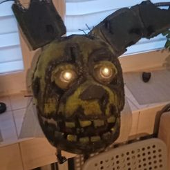 FNAF / Five Nights at Freddy's Springtrap Head For Cosplay Or Animatronics