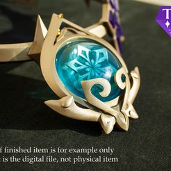 сумеру_фото5.jpg Fichier 3D Sumeru cryo vision genshin impact 3d print cosplay stl files・Objet pour imprimante 3D à télécharger