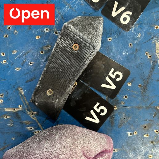 Open Holds | Climb-Ready Prints - Monobloc Pinch Set - 3D model önizlemesi