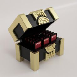 TreasureChestCartridges-Botw-_2021-Aug-04_10-04-20AM-000_CustomizedView5529162482.jpg 3D file Zelda Treasure chest cartridge holder 3D print model・3D printable model to download