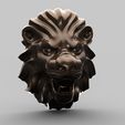 Lev.jpg Lion face cnc art