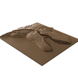 SKU-_04_angle_oak.png 霸王龙头部浮雕 - 3D STL 模型