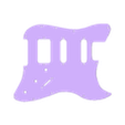 PickGuard.stl Guitarra Johnny Silverhand totalmente funcional para fabricantes de guitarras personalizadas/cosplayers