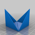 HexahedronHalf_Ver_A.png Origami Snapper, Model, Extension, Triangular Bipyramid