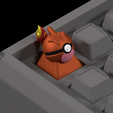 Layer-800.png Pokemon Keycap pokeball - charmander - charmeleon- charizard