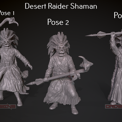 tusken_shaman_render.png Archivo STL Chamán del Desierto - Escala Legión・Plan imprimible en 3D para descargar