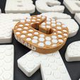 G_2000x2000.jpg Fidget 3D Honeycomb Letters - Alphabet + Numbers Pack