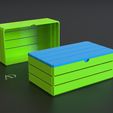 boite-façon-caisse-en-bois-Vert-bleu.jpg Wooden crate style box - Boite façon caisse en bois