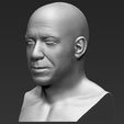 3.jpg Vin Diesel bust 3D printing ready stl obj formats