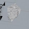 Screenshot_2.jpg eagle pendant Jewelry medallion 3D print model