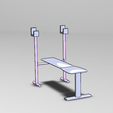 03.png Weight bench - pencil holder