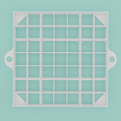 Oznacovac-rezu-stvorcovy-001.png STL file Square slice marker, 49 sections・3D printer design to download, Cookiecutters