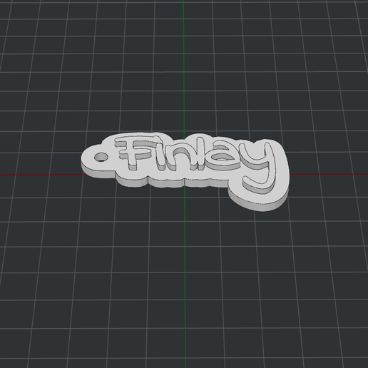 Keychain Finlay 3D model