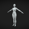 4.png Female Fit Body Base Mesh A-Pose