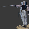 Pol-e-Silver210002.png Modelo de impresión en 3D de Polnareff y Silver Chariot