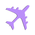1200px-Airplane_silhouette.stl 14 Anti-Collision Stickers to Prevent Bird Strikes on Window Glass - window decals for 3d print