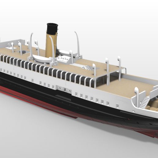 n2.jpg STL-Datei SS Nomadic, die "kleine Schwester" der Titanic herunterladen • 3D-druckbares Objekt, LinersWorld