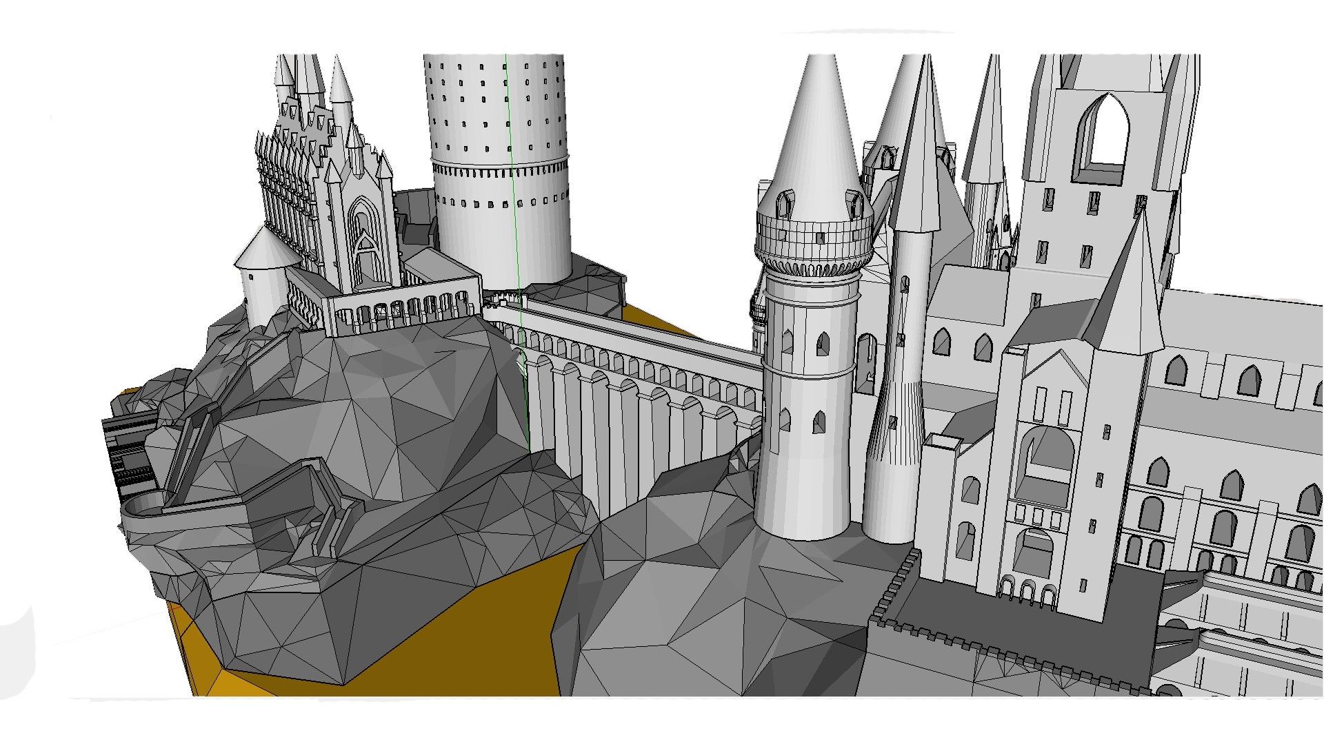Walkaround 1.jpg STL-Datei Hogwarts School of Witchcraft kostenlos herunterladen • 3D-Drucker-Modell, Valient