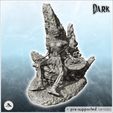 1-PREM.jpg Skeleton rock of lying warrior with shield and helmet (6) - Creature Darkness War 15mm 20mm 28mm 32mm Medieval Dungeon