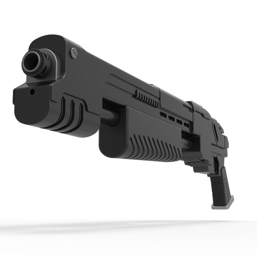 Download file Shotgun from the movie Judge Dredd 1995 • 3D printer ...
