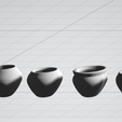 8.png flower pots - flowes pot 3D print model